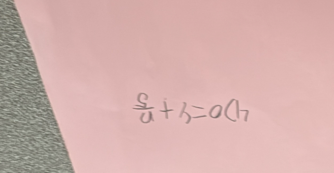 frac s)= 5/a +3=0(17