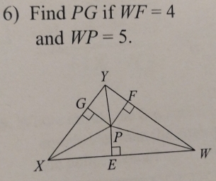 Find PG if WF=4
and WP=5.