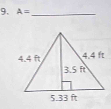 A= _