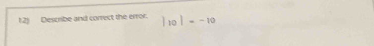 Describe and correct the error.