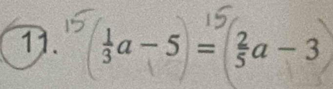 $a- 5 = ξa- 3