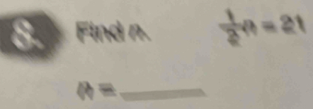 a Find n.  1/3 a=2
θ = _