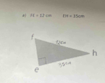 FE=12cm EH=35cm