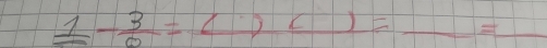 1- 3/θ  =frac ()(_ frac ()=_ 