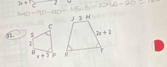 3x+1 C
31.