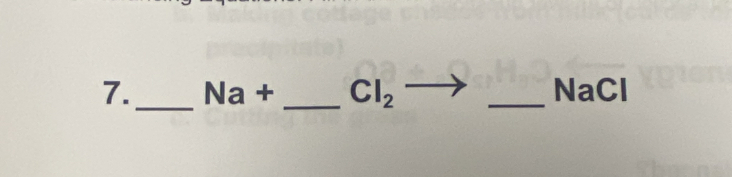 NaCl
Na+
Cl_2