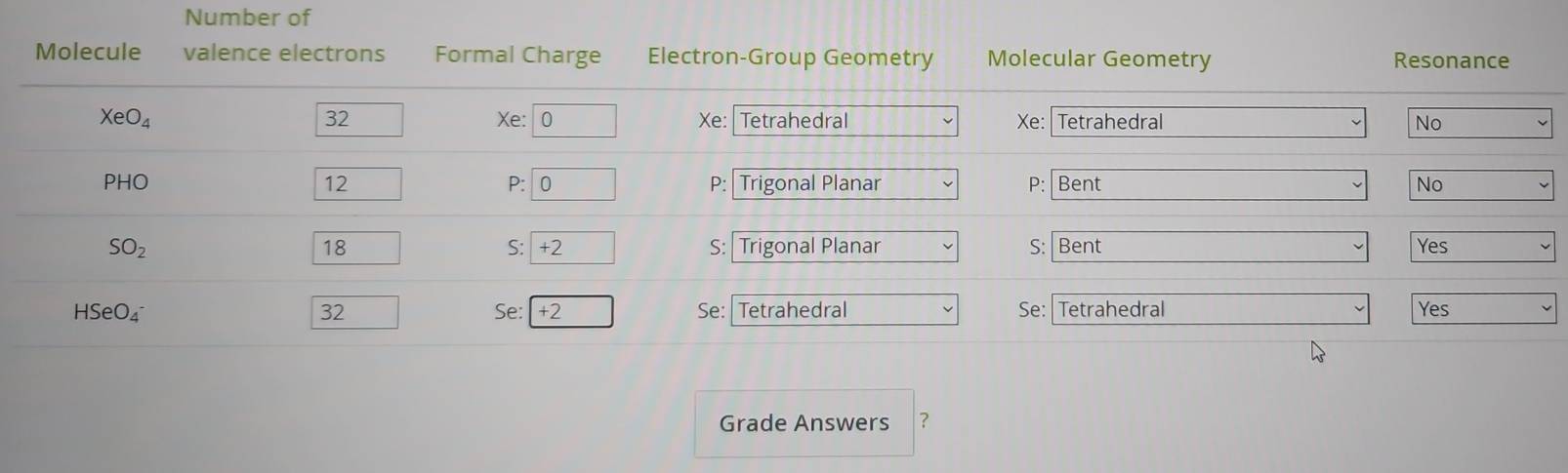 Number of
Grade Answers ?