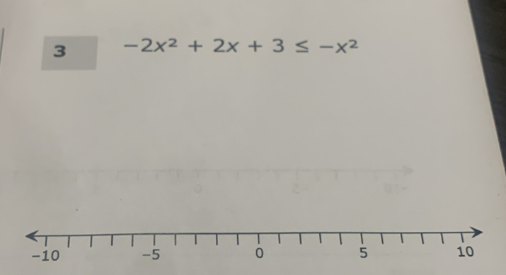 3 -2x^2+2x+3≤ -x^2