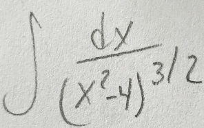 ∈t frac dy(x^2-4)^3/2