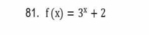 f(x)=3^x+2