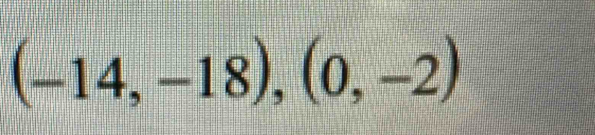 (-14,-18),(0,-2)