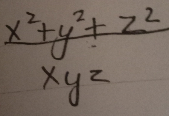 x^2+y^2+z^2
xyz