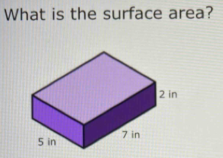 What is the surface area?