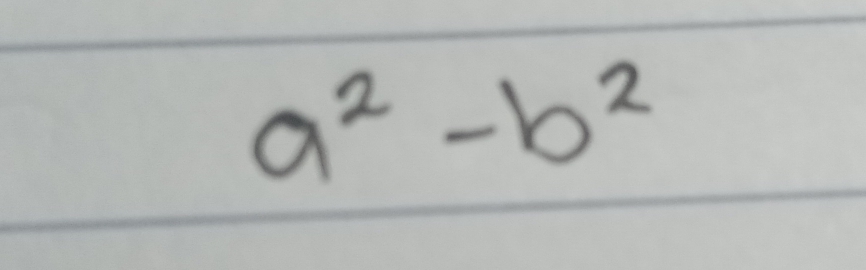 a^2-b^2