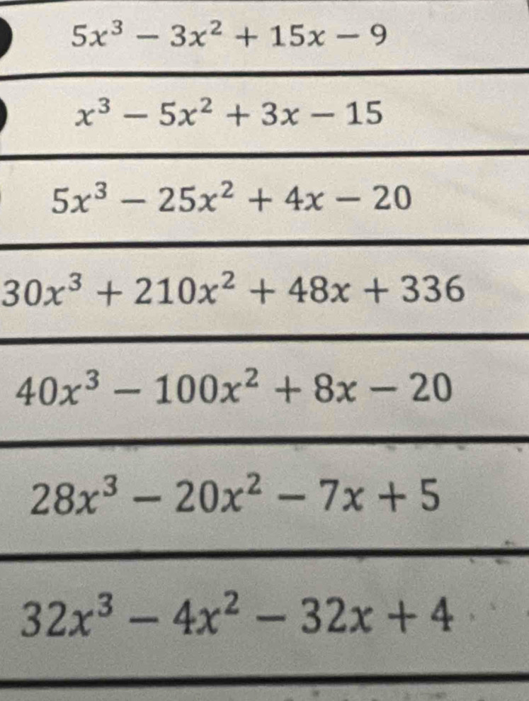 5x^3-3x^2+15x-9