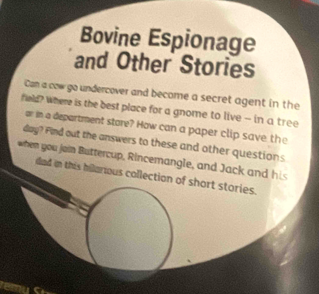 Solved: Bovine Espionage and Other Stories Can a cow go undercover and ...