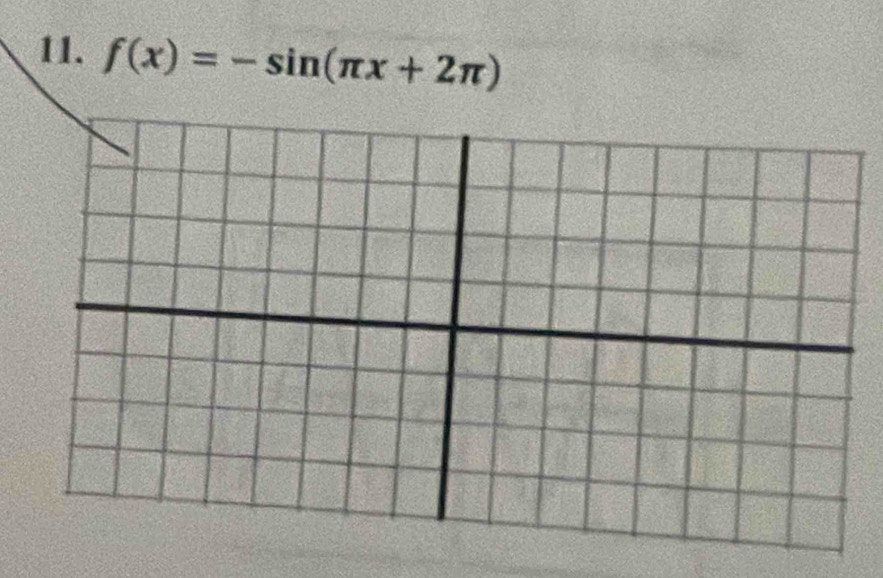 f(x)=-sin (π x+2π )