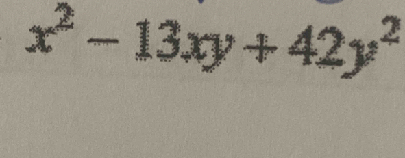 x^2-13xy+42y^2