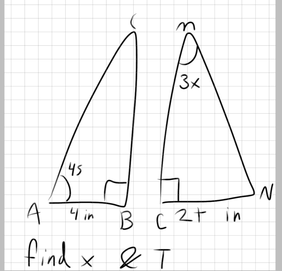 find x X T