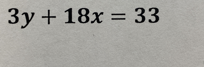 3y+18x=33