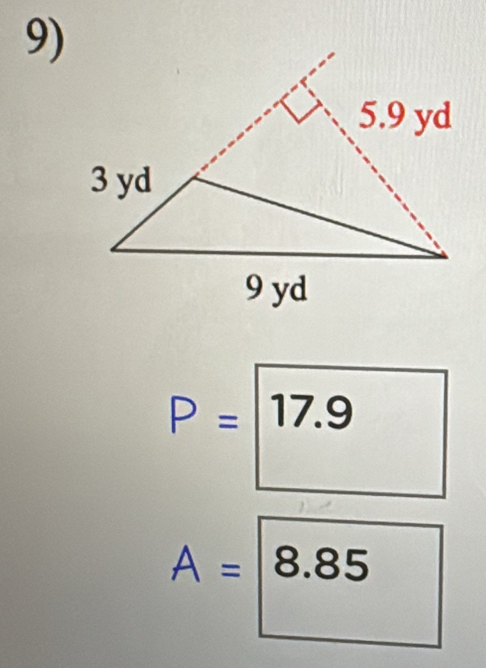 P=17.9 □  
□  
□ 
A=8.85