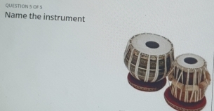 OF 5 
Name the instrument