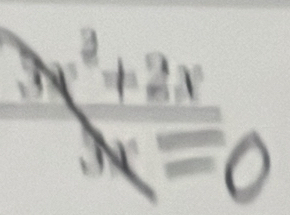  (x^2+2x)/x=0 