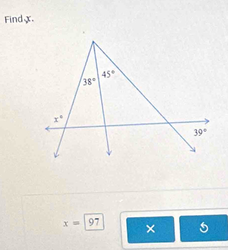 Findx.
x=97 × 5