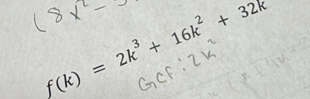 f(k)=2k^3+16k^2+32k