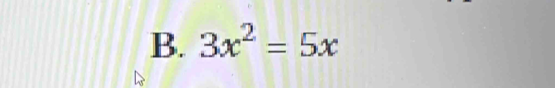 3x^2=5x