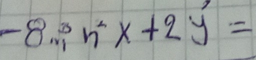 -8...;n^2x+2y=