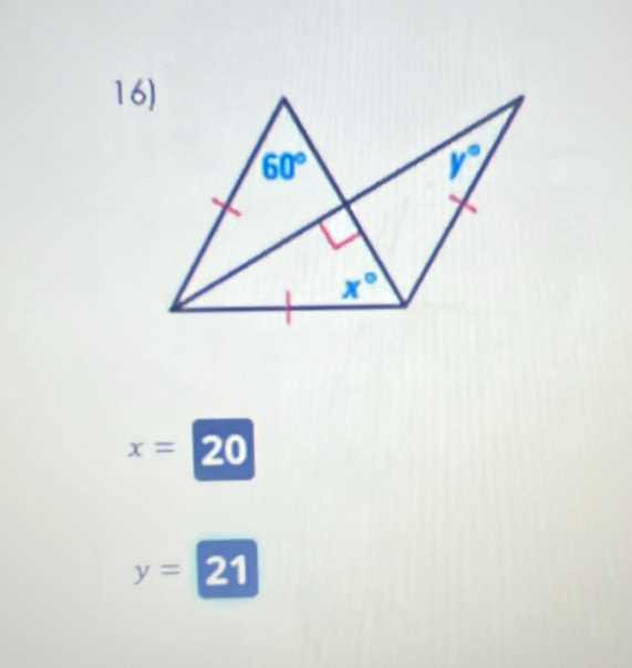 x= 20
y= 21^