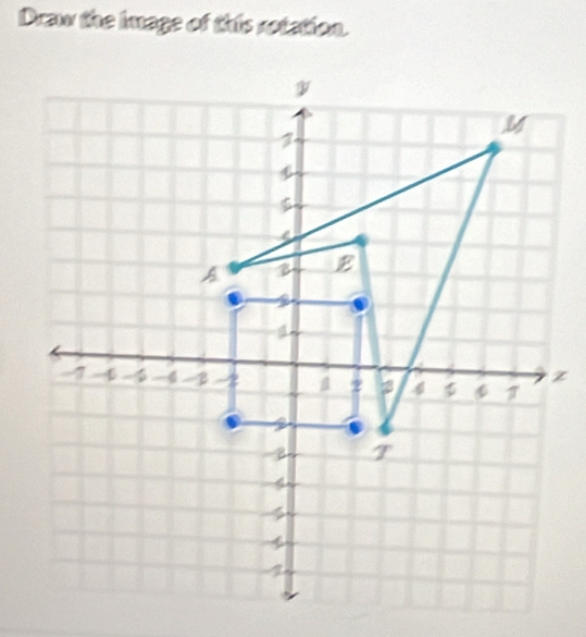 Draw the Image of this rotation.