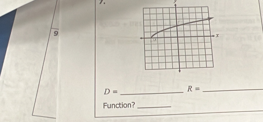 9
D= _
R= _ 
Function?_