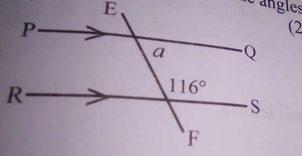 le angles
(2
R