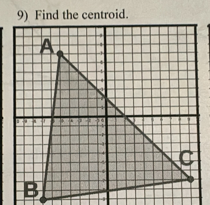 Find the centroid.