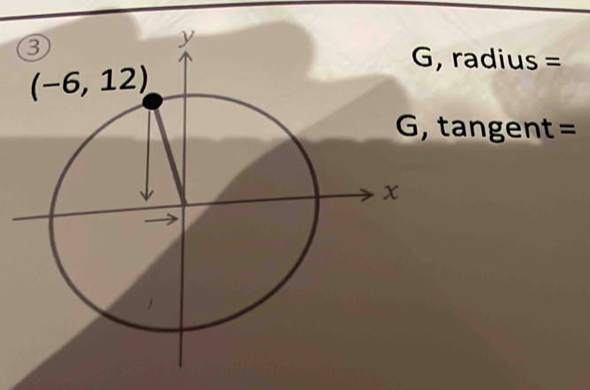 G,ra C dius =
tangent =