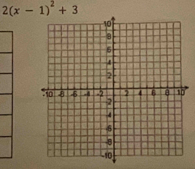 2(x-1)^2+3