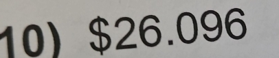 10) $26.096