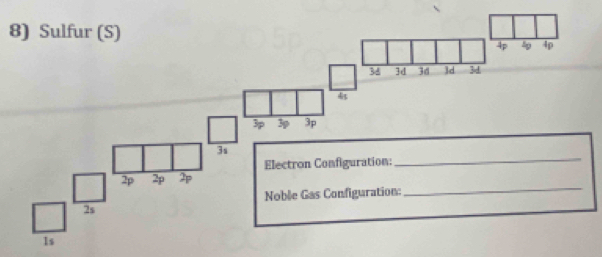 Sulfur (S)