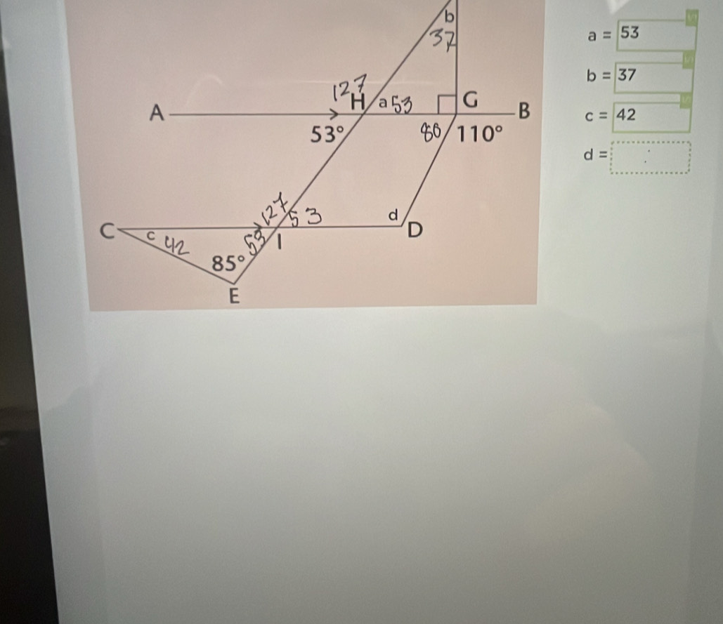 a=53
b=37
c=42
d=