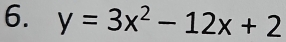 y=3x^2-12x+2