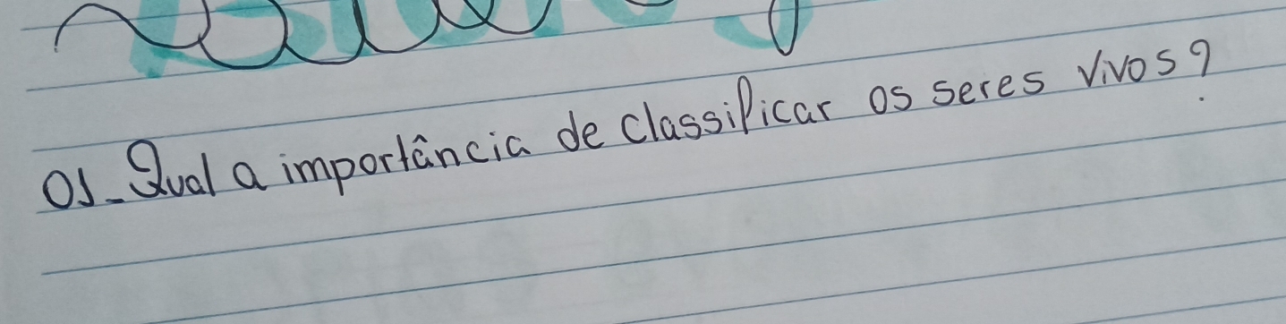 Os Qual a importancia de classilicar os seres vivos?