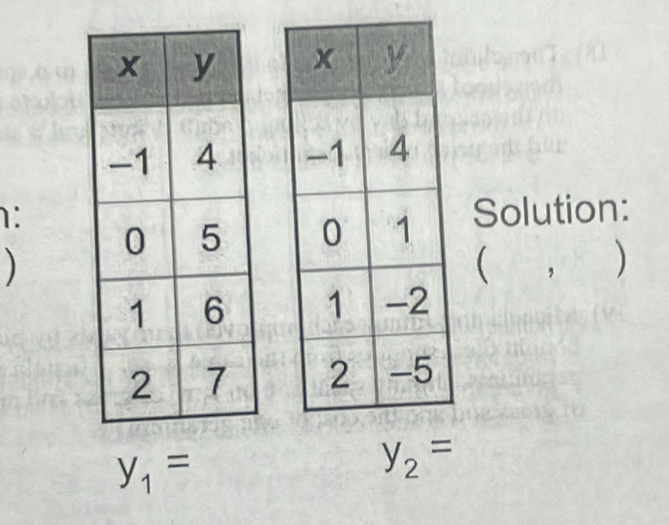 1: 
Solution: 
) 
( , )
y_1=
y_2=