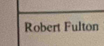 Robert Fulton