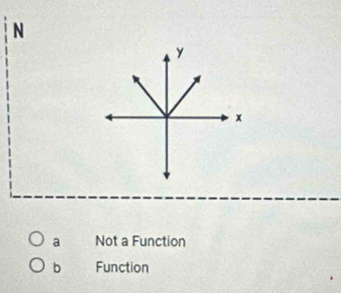 y
x
a Not a Function
b Function