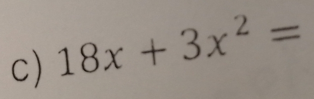 18x+3x^2=