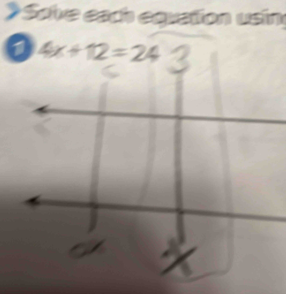 Solve each equation usin