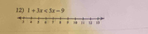 1+3x<5x-9</tex>