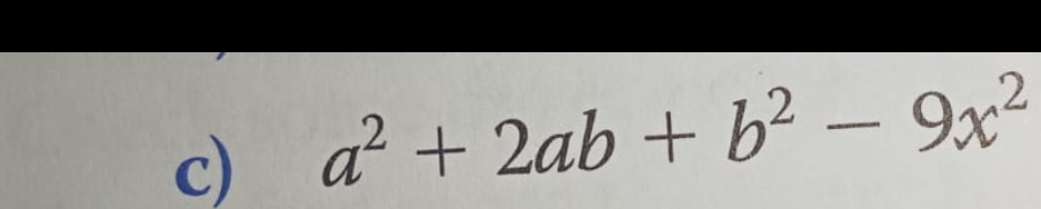 a^2+2ab+b^2-9x^2